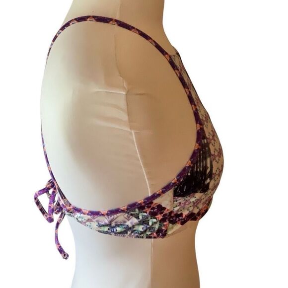 Nannette Lepore Bollywood Stargazer Halter Top, Swim Bikini Halter 2 Piece - Picture 7 of 14